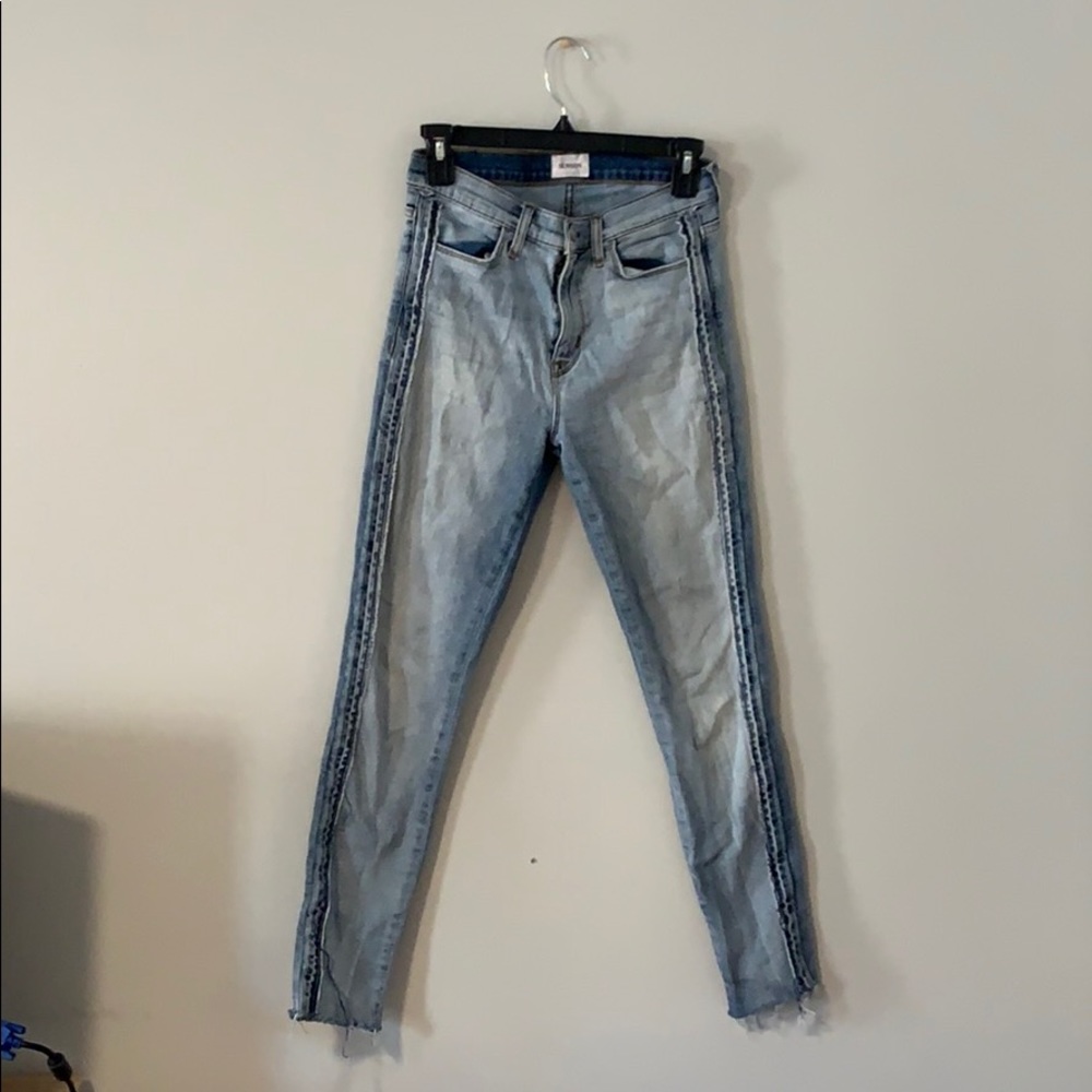 Hudson Light Wash Skinny Jeans